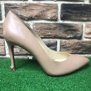 Jessica Simpson Haneh Women's Pointed Toe Pumps Tan Leather US Size 10 M